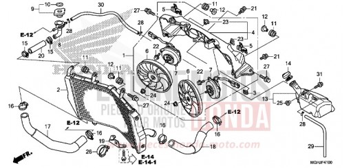 RADIATEUR VFR1200XJ de 2018